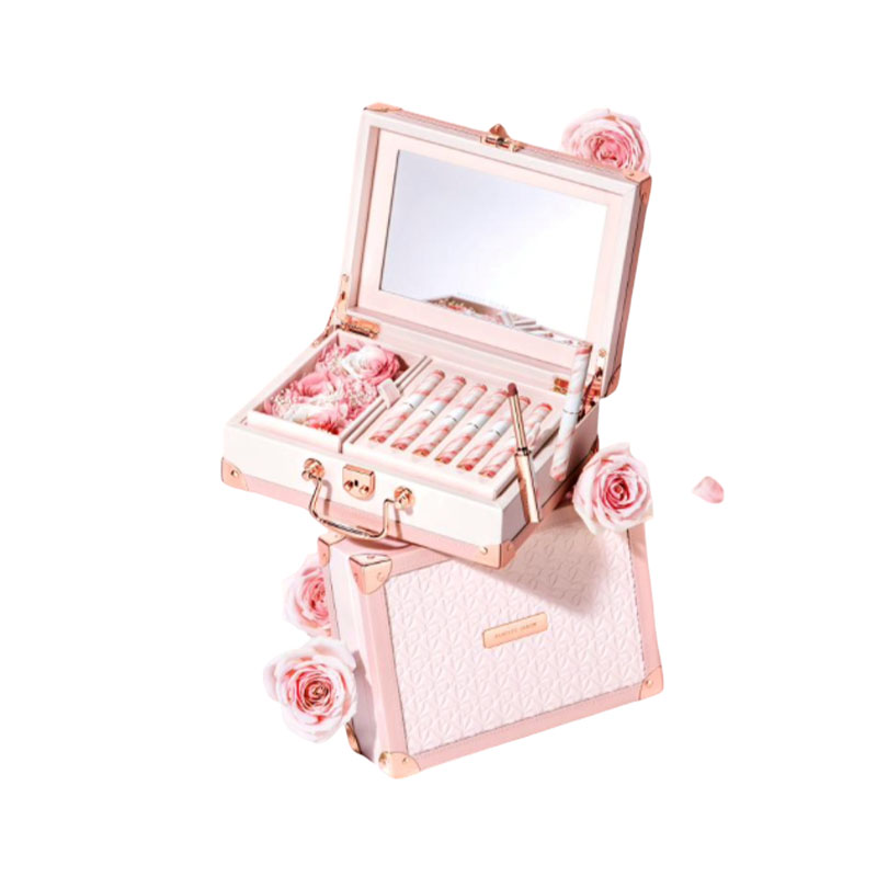 What unique structural design features does the flip box employ in gift packaging?